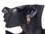 Hanging earrings Xuping circles - gold