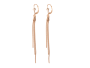 Hanging earrings Xuping - gold