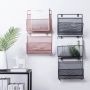 Hanging newspaper holder - black