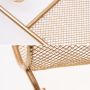 Hanging newspaper holder - golden