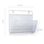 Hanging newspaper holder - white