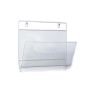 Hanging newspaper holder - white