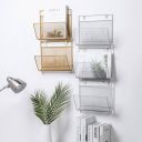 Hanging newspaper holder - white