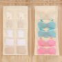  Hanging wardrobe organizer with pockets - white