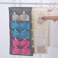  Hanging wardrobe organizer with pockets - white