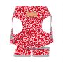 Harness for a cat / dog - Red, size S