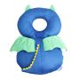 Head protector for learning to walk - blue Devil
