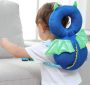 Head protector for learning to walk - blue Devil