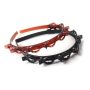 Headband with hairpins - black
