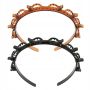 Headband with hairpins - black