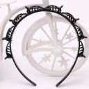 Headband with hairpins - black