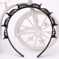 Headband with hairpins - black