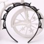 Headband with hairpins - black