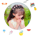 Headband with hairpins — carrot,