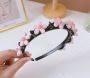 Headband with hairpins — flower, pattern IV