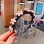 Headband with hairpins — flower, pattern IV