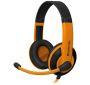HEADPHONES DEFENDER WITH MICROPHONE WARHEAD G-120 ORANGE + GAME!!!