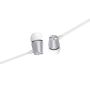 Headphones Swissten Dynamic YS500 wired - silver/white