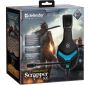 Headphones with microphone DEFENDER SCRAPPER 500 black & blue