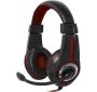 Headphones with microphone DEFENDER WARHEAD G-185 black & red
