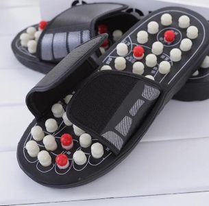 Health slippers for acupressure / foot massage / Fakirki - size 42-43