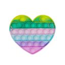 Heart-shaped anti-stress sensory toy