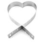 Heart-shaped cake tin - adjustable