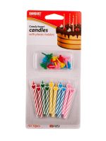 Hearts candles 10+10pcs