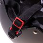  Helmet + protectors for roller, skateboard, bike - black, size L