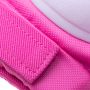 Helmet + protectors for roller / skateboard / bike - pink, size M