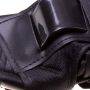 Helmet + protectors for roller / skateboard / bike - red and black, size M