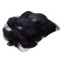 Helmet + protectors for roller / skateboard / bike - red and black, size M