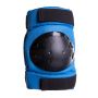 Helmet + protectors for skates / skateboard / bike - blue, size M 