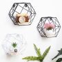 Hexagonal decorative shelf - white II