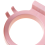 Holder hanger for dryer and hair brushes - pink