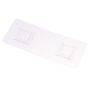 Holder hanger for dryer and hair brushes - white
