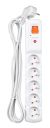 HSK DATA Acar F5 3m power extension 5 AC outlet(s) Indoor/Outdoor Grey
