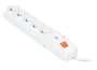 HSK DATA Acar F5 3m power extension 5 AC outlet(s) Indoor/Outdoor Grey