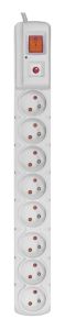 HSK DATA Acar S8 1.5m power extension 8 AC outlet(s) Indoor/Outdoor Grey