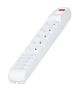 HSK DATA ALP-ACARS10---13 power extension 3 m 5 AC outlet(s) Indoor Grey