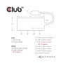 Hub Club3D CSV-1431 (USB 3.0 4-port Hub With Power Adapter)