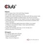 Hub Club3D CSV-1431 (USB 3.0 4-port Hub With Power Adapter)