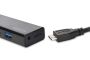 Hub Ednet 85155 (4x USB 3.0; kolor czarny)