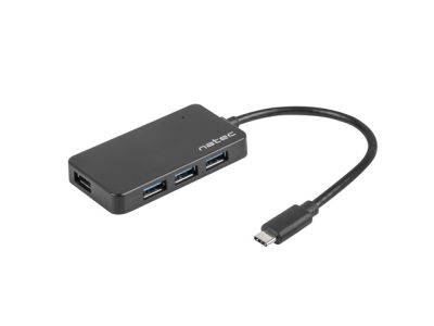 Hub NATEC Silkworm NHU-1343 (4x USB 3.0; kolor czarny)