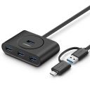 Hub UGREEN 40850 (4x USB 3.0; kolor czarny)