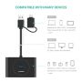Hub UGREEN 40850 (4x USB 3.0; kolor czarny)