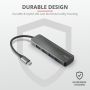 HUB USB Trust Halyx Aluminium 4-portowy USB 3.2 (23328)