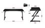 Huzaro Hero 2.5 computer desk Black