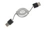 iBox IKUZ2SET USB cable 0.75 m USB A Black, Grey