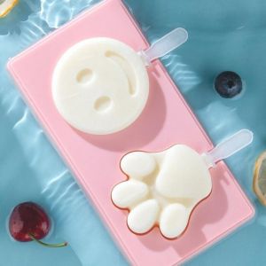 Ice cream mold with two  compartments 
